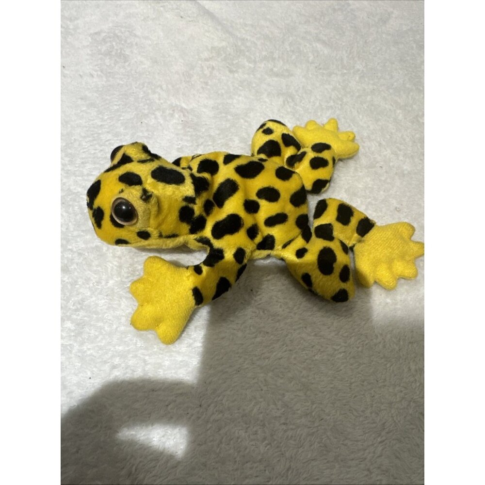 The 24K Company 1996 Vintage Spotted Tree Frog 7" Beanie Stuffed Animal